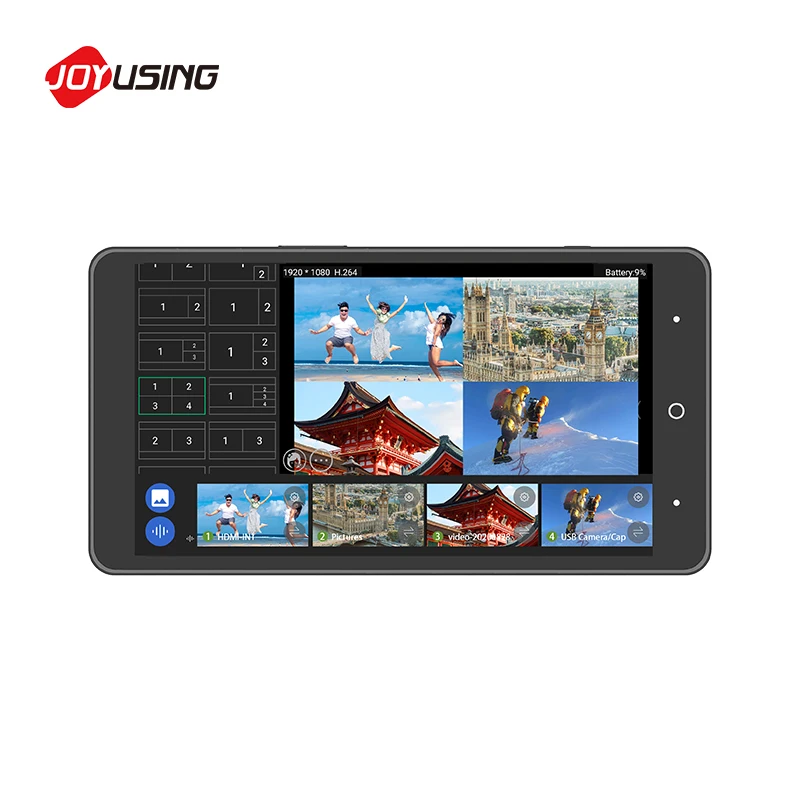Joyusing V360 Portable Video Source Switcher Encoder Switcher Monitor Record All in One
Joyusing V360 Portable Video Source Switcher Encoder Switcher Monitor Record All in One