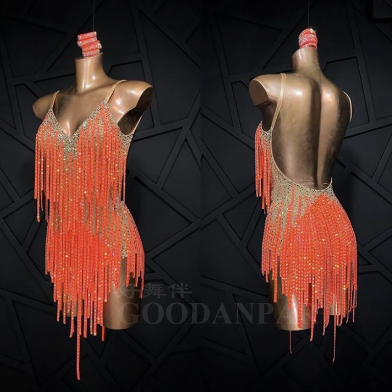 Женское платье для латиноамериканских танцев, сексуальное платье из лайкры без рукавов, женское платье-хлопушка с принтом румбы и боди, бюстгальтер 
Женское платье для латиноамериканских танцев, сексуальное платье из лайкры без рукавов, женское платье-хлопушка с принтом румбы и боди, бюстгальтер