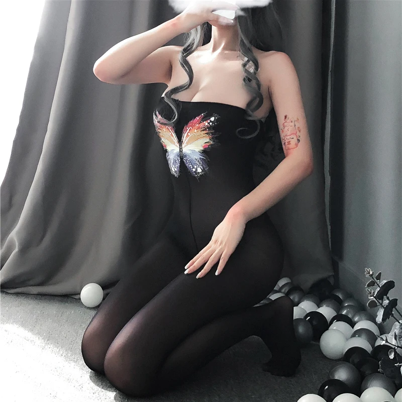 Fashion Sheer Bodysuit Women Sexy Dresses Tight Dress Dress Strap Solid Dress Sling Sleeveless Holiday Party Black Mini Dresses
Fashion Sheer Bodysuit Women Sexy Dresses Tight Dress Dress Strap Solid Dress Sling Sleeveless Holiday Party Black Mini Dresses