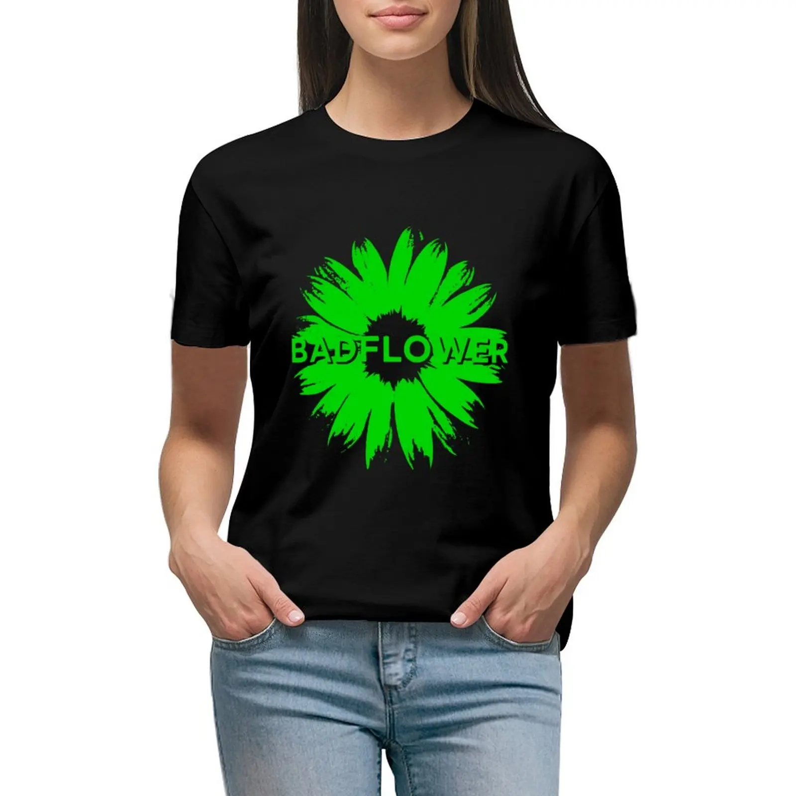 badflower green logo T-shirt Female clothing summer tops cute clothes t shirt dress Women
badflower green logo T-shirt Female clothing summer tops cute clothes t shirt dress Women