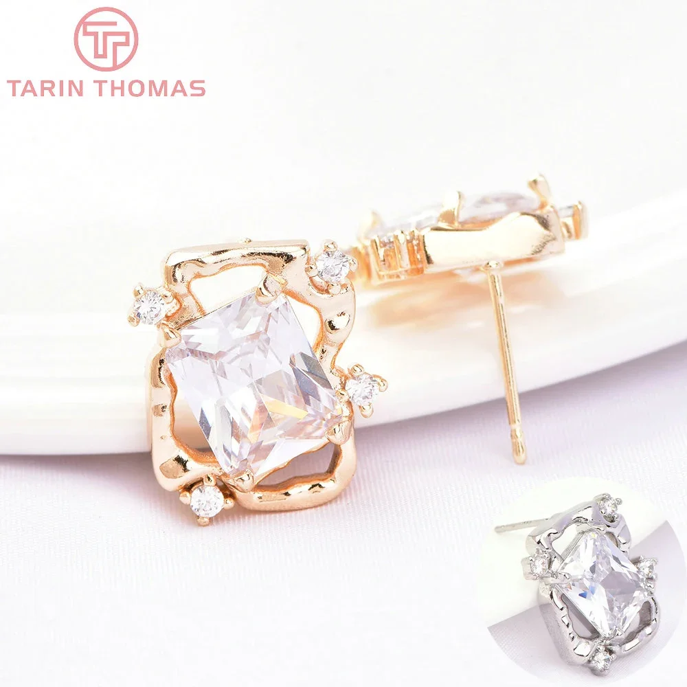 (6686) 2 шт. 15,5x16 мм латунные серьги-гвоздики прямоугольной формы с цирконием 24 к золотого цвета, Ювелирная фурнитура высокого качества, аксессуары
(6686) 2 шт. 15,5x16 мм латунные серьги-гвоздики прямоугольной формы с цирконием 24 к золотого цвета, Ювелирная фурнитура высокого качества, аксессуары