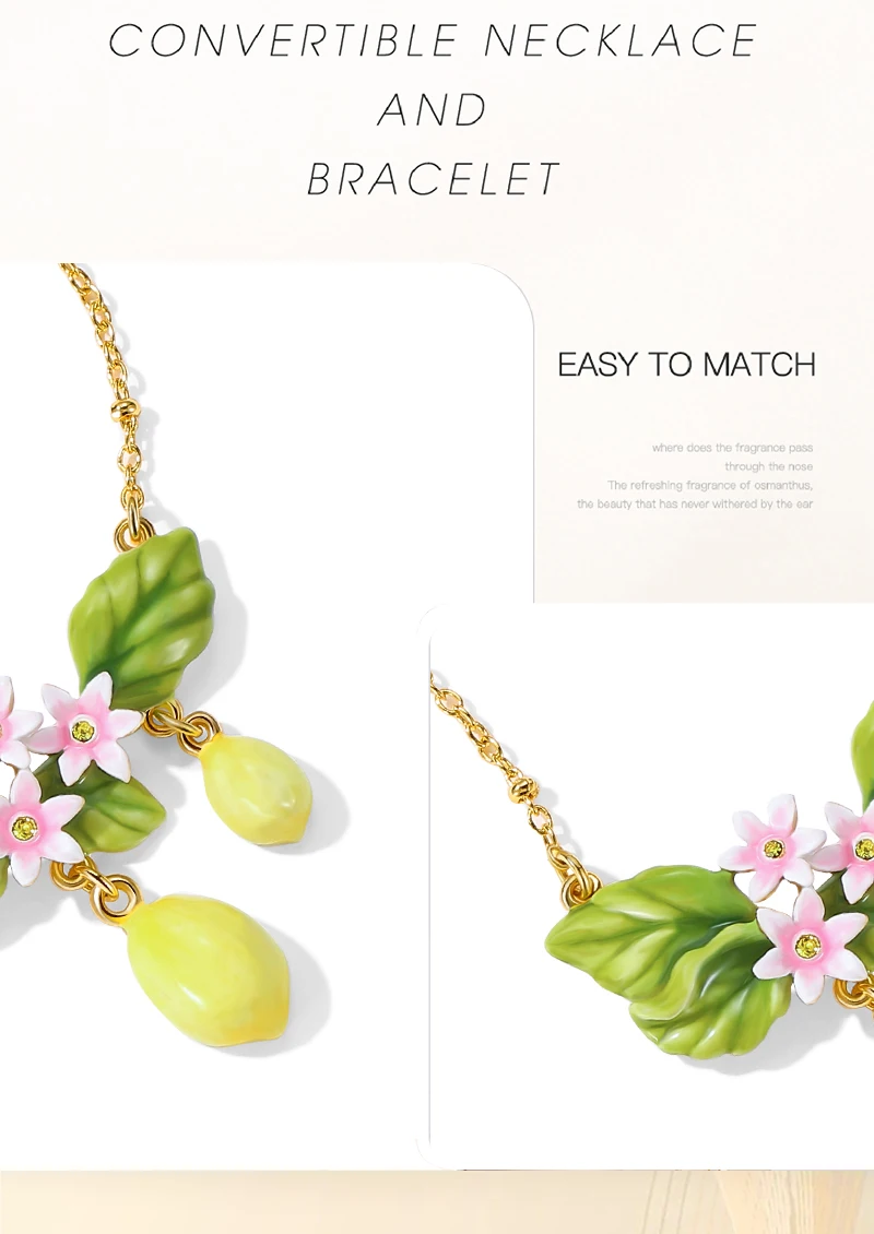 Juicy Grape Lemon Necklace Handmade Enamel Fruits Necklace Lemon Flower Necklace 18K Gold Plated Birthday Gift for Girl 3 Mallzona S3140fe6e79aa4bff999e1d08824d09f5C Juicy Grape Lemon Necklace Handmade Enamel Fruits Necklace Lemon Flower Necklace 18K Gold Plated Birthday Gift for Girl Mallzona