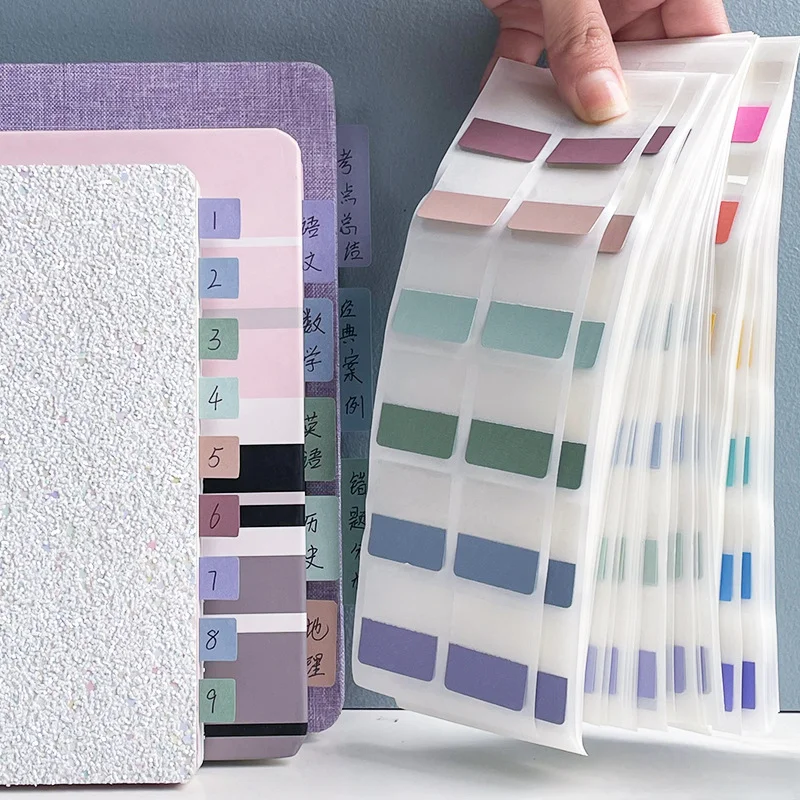Morandi Color Index Label Stickers for Books Notebook Page Mark Label Solid Color Sticky Note Pad Stationery Journal Supplies
Morandi Color Index Label Stickers for Books Notebook Page Mark Label Solid Color Sticky Note Pad Stationery Journal Supplies