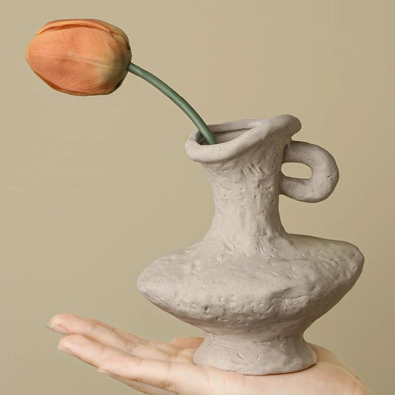 Simple and Quiet Style Plain Embryo Ceramic Vase Home Homestay Retro Ceramic Decoration Sample Room Soft Decoration Dry Flower W
Simple and Quiet Style Plain Embryo Ceramic Vase Home Homestay Retro Ceramic Decoration Sample Room Soft Decoration Dry Flower W