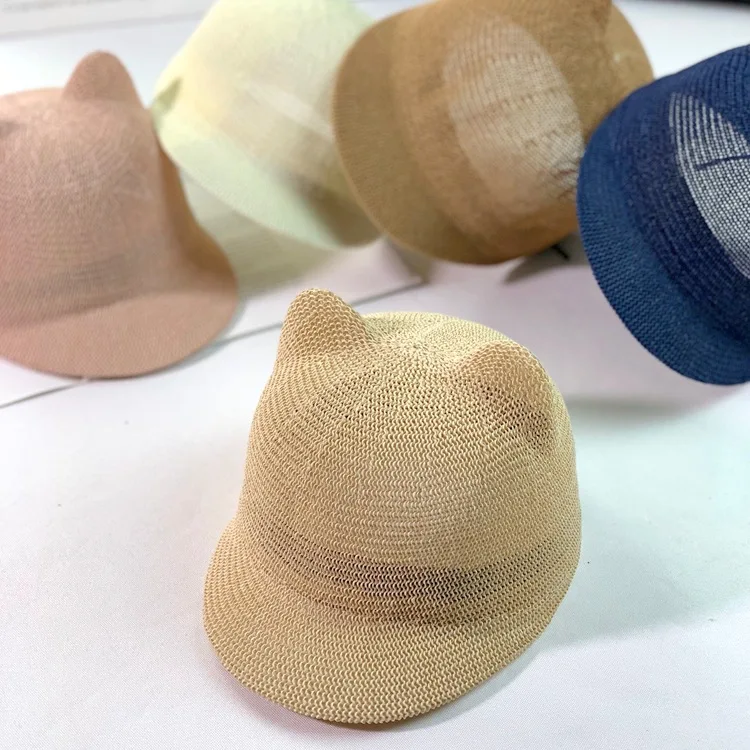 Cute Baby Hat With Ears Summer Straw Mesh Baby Girl Boy Hat Kids Baseball Cap Children Beach Sun Hat
Cute Baby Hat With Ears Summer Straw Mesh Baby Girl Boy Hat Kids Baseball Cap Children Beach Sun Hat