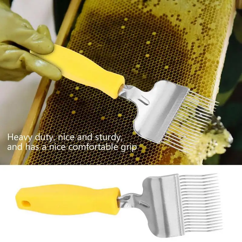 Honey Scraper Tool Stainless Steel Honey Scraper Shovel Portable Design Beekeeping Tine Fork Bee Tool for Cutting The Hive
Honey Scraper Tool Stainless Steel Honey Scraper Shovel Portable Design Beekeeping Tine Fork Bee Tool for Cutting The Hive