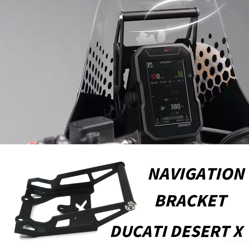 

FOR Ducati Desert X Motorcycle Accessories Mobile Phone Navigation Handlebar Bracket Support DesertX