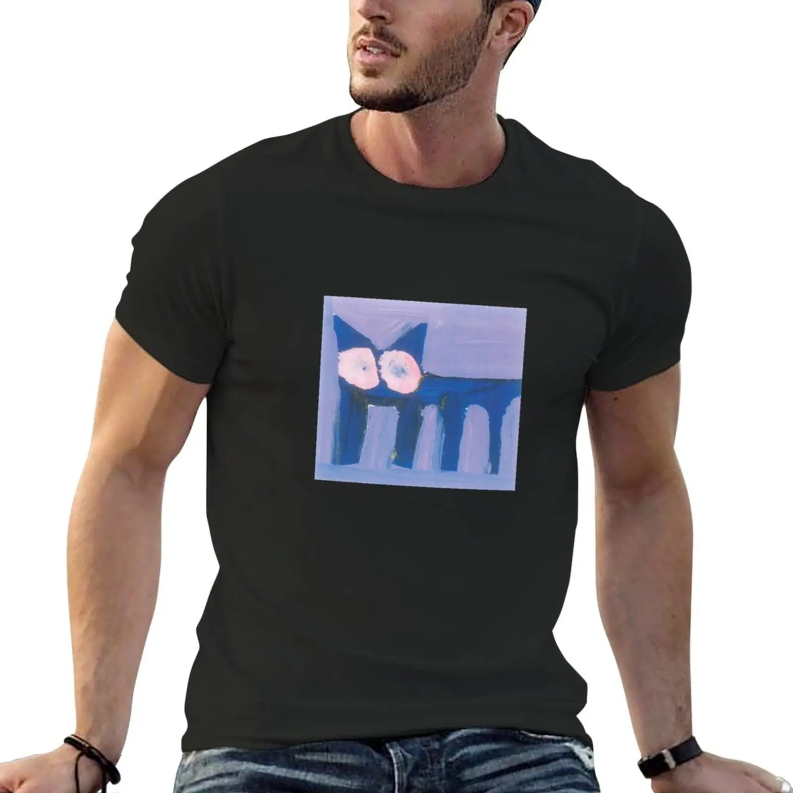 New Blue Cat T-Shirt summer top animal print shirt for boys sports fan t-shirts t shirts for men graphic 
New Blue Cat T-Shirt summer top animal print shirt for boys sports fan t-shirts t shirts for men graphic