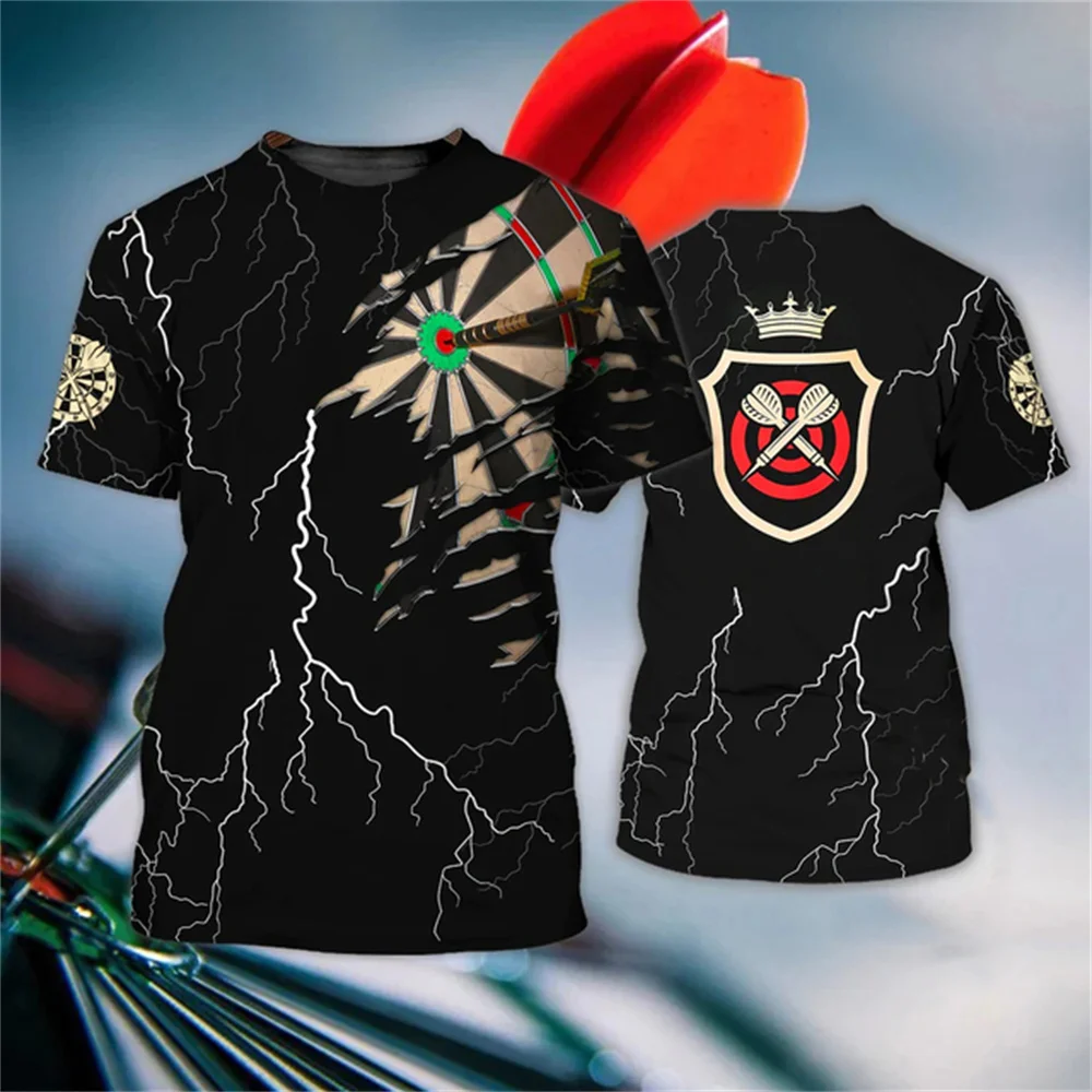 Dart Graphic Men's T-shirt Shooting Game Personalized Fashion Clothing Summer Outdoor Sports Breathable Short Sleeve O-neck Top
Dart Graphic Men's T-shirt Shooting Game Personalized Fashion Clothing Summer Outdoor Sports Breathable Short Sleeve O-neck Top