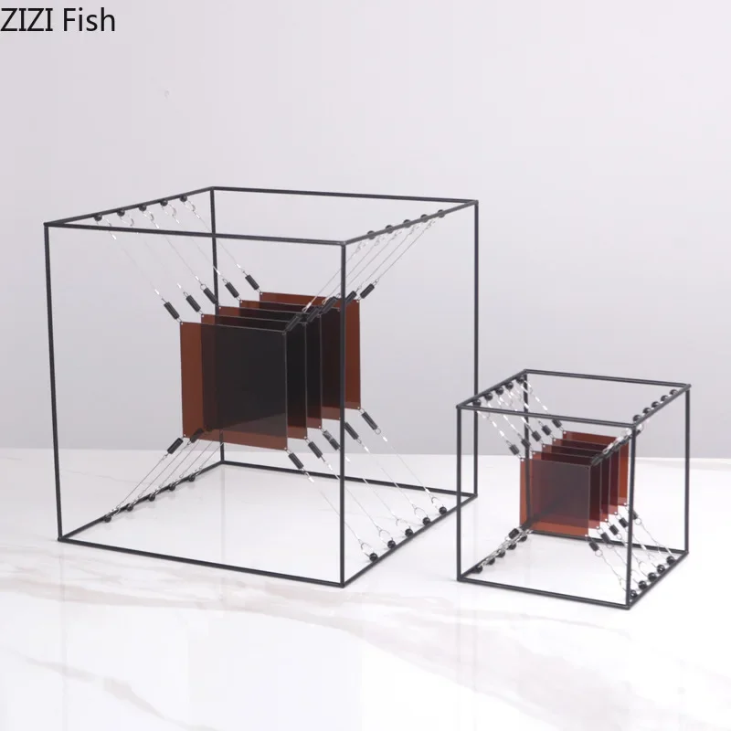 Creative Geometric Cube Metal Ornaments Desk Decoration Minimalism Alloy Framed Adornment Abstract Artwork Room Aesthetics Decor
Creative Geometric Cube Metal Ornaments Desk Decoration Minimalism Alloy Framed Adornment Abstract Artwork Room Aesthetics Decor