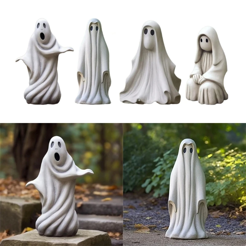 Modern Farmhouse Cute Resin Crafts Ghosts Figurine Table Decorations Party Home Garden Sculpture Compatible for Halloween
Modern Farmhouse Cute Resin Crafts Ghosts Figurine Table Decorations Party Home Garden Sculpture Compatible for Halloween