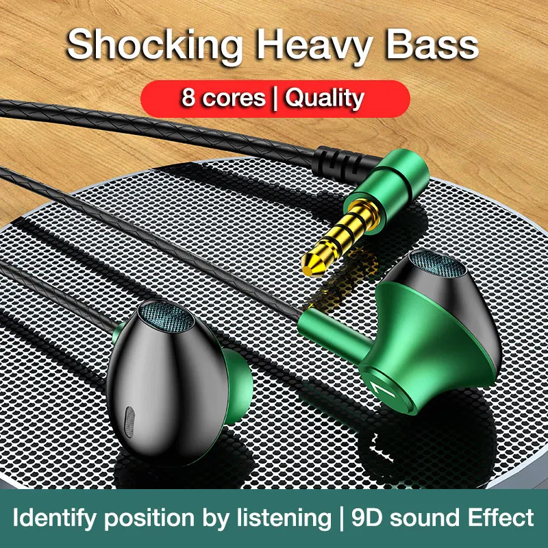 EARDECO 3.5mm Wired Headphones In Ear Headphone Headset Wired Earphones with Microphone Bass Stereo Earbuds Sport For Xiaomi
EARDECO 3.5mm Wired Headphones In Ear Headphone Headset Wired Earphones with Microphone Bass Stereo Earbuds Sport For Xiaomi