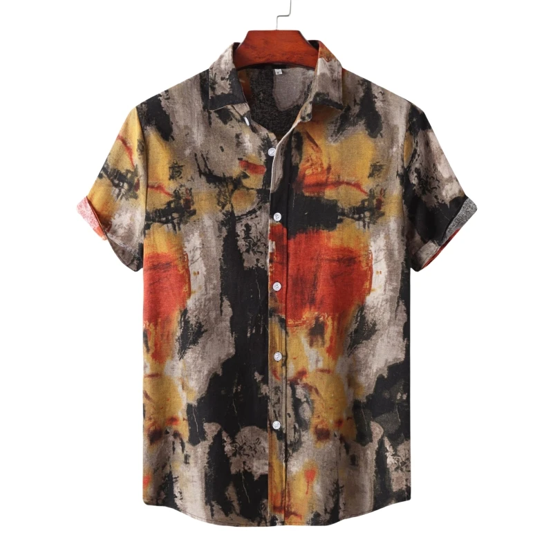 

Гавайская рубашка, мужские рубашки, Мужская футболка высокого качества, Мужская Роскошная одежда, модные блузки, футболки из хлопка, бесплатная доставка