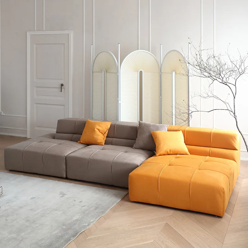 

Итальянская технология тканевый модульный диван простой современный скандинавский гостиная прямой ряд Трехместный латексный диван комбинация
