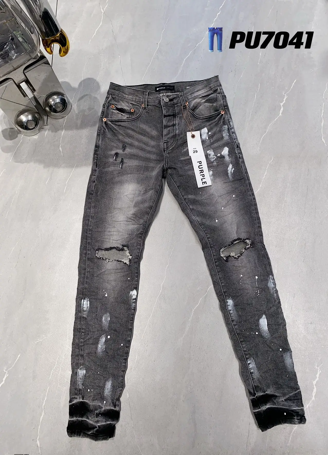 2023 New Purple Brand Men's High Quality Street Slim Fit Streetwear Washed Destroyed Hole Hip Hop Denim Jeans Pants
2023 New Purple Brand Men's High Quality Street Slim Fit Streetwear Washed Destroyed Hole Hip Hop Denim Jeans Pants
