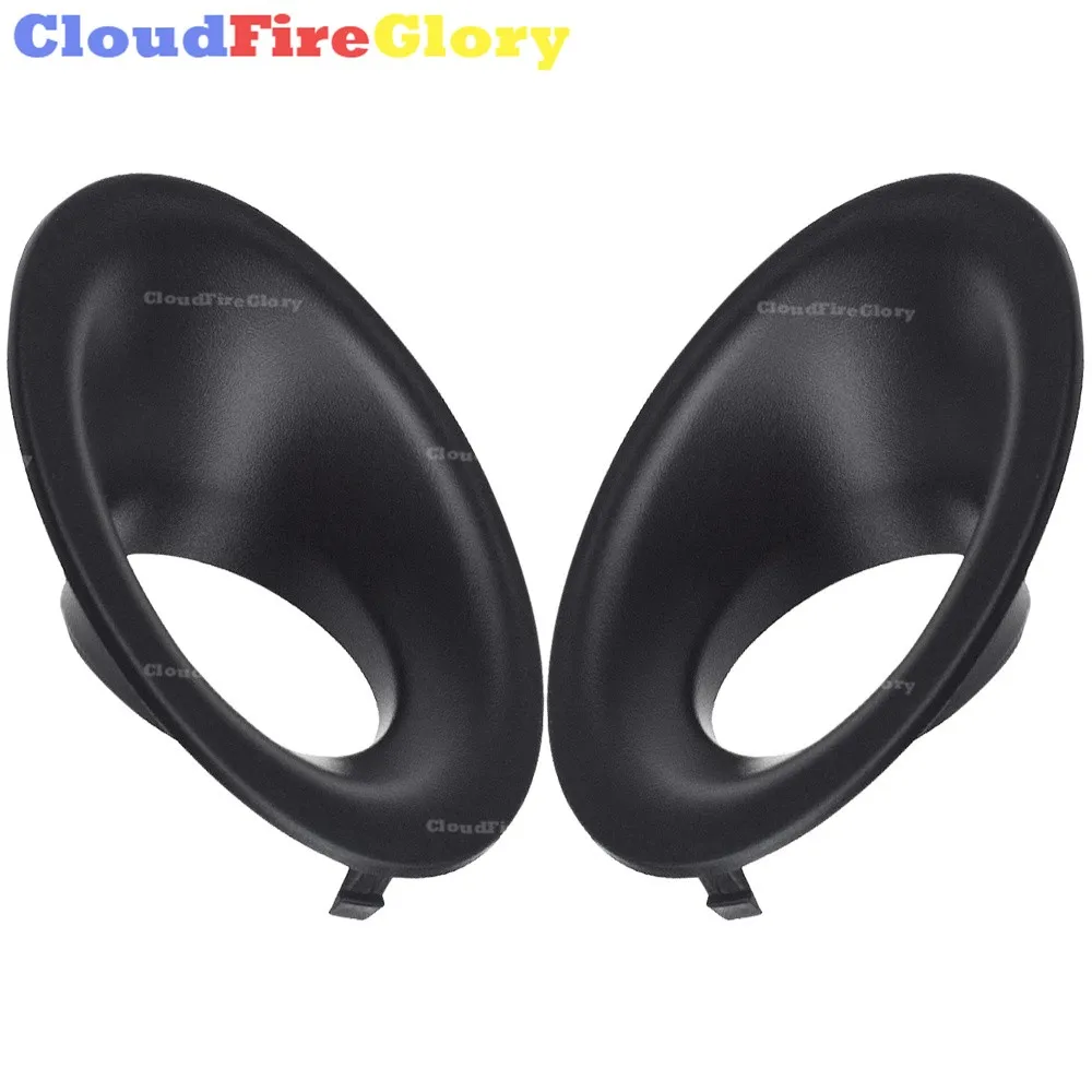 Задняя крышка противотуманной фары черная пластиковая для Dodge Challenger 2015-2020 Пара Передняя Левая Правая сторона 68259663AA 68259662AA