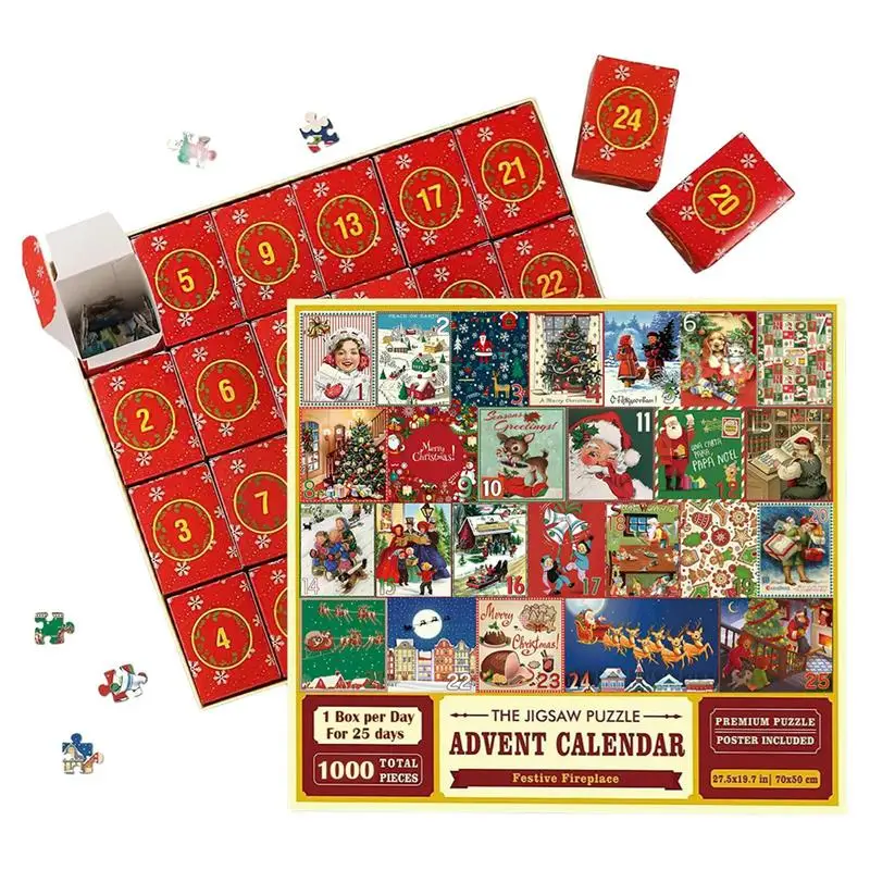 2023 Christmas Calendar Puzzle 1000PCS Advent Calendar 2023 Christmas Puzzles 2023 Christmas Jigsaw Puzzles 24 Days Surprise
2023 Christmas Calendar Puzzle 1000PCS Advent Calendar 2023 Christmas Puzzles 2023 Christmas Jigsaw Puzzles 24 Days Surprise