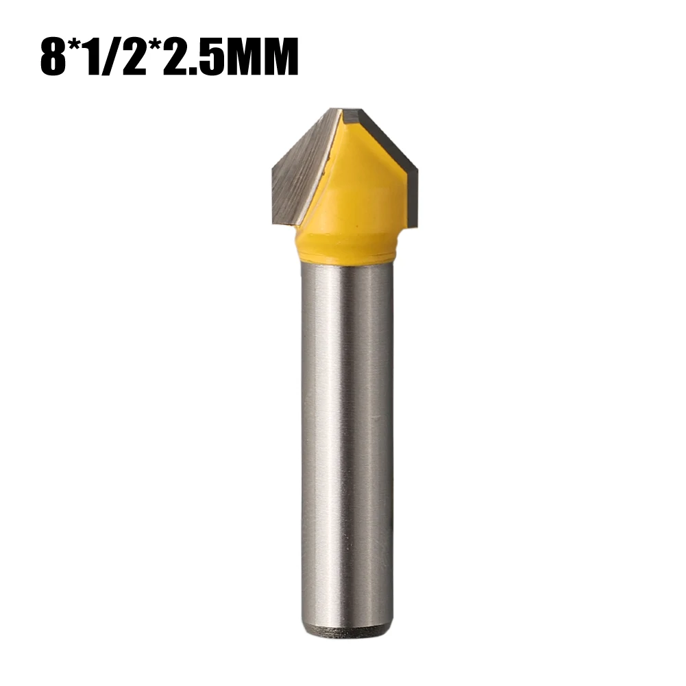 1pc 8mm Shank 90 Degree V-Shaped Flat Head Router Bit Woodworking Engraving Milling Cutter For Acrylic MDF PVC
1pc 8mm Shank 90 Degree V-Shaped Flat Head Router Bit Woodworking Engraving Milling Cutter For Acrylic MDF PVC
