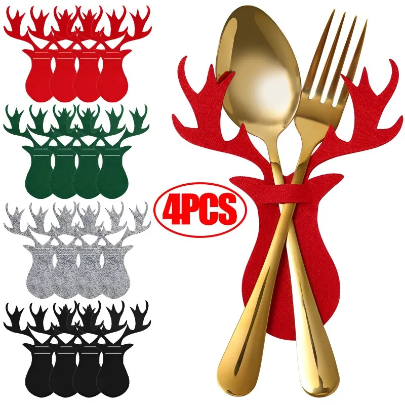 4Pcs Christmas Pocket Fork Knife Cutlery Holder Xmas Tree Cutlery Bag Christmas Ornament Decora Home Tableware Table Organizer
4Pcs Christmas Pocket Fork Knife Cutlery Holder Xmas Tree Cutlery Bag Christmas Ornament Decora Home Tableware Table Organizer