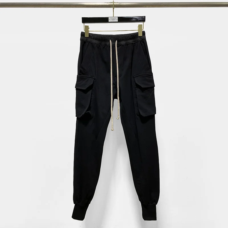 Rick Drawstring Elastic Waist Men's Casual Sweatpants Vintage RO Owens Women Traf Streetwear Cargo Pants
Rick Drawstring Elastic Waist Men's Casual Sweatpants Vintage RO Owens Women Traf Streetwear Cargo Pants