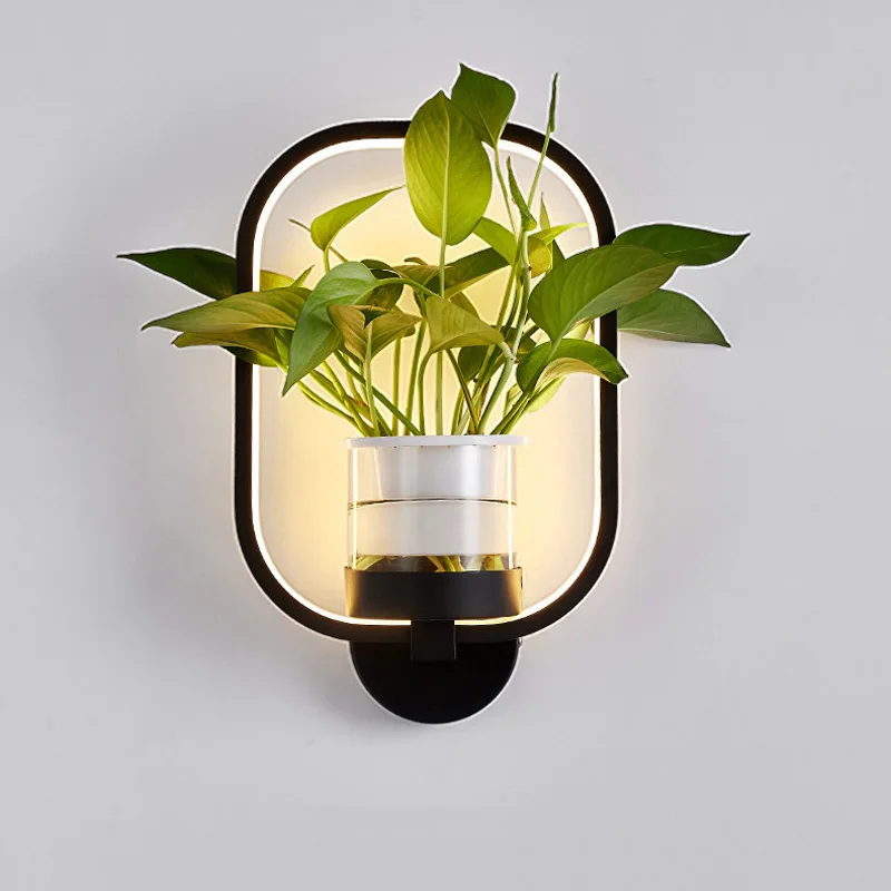 New Simple Indoor Wall Lamp Nordic Creative LED Plant Lights Living Room Aisle Balcony Sconce Light Decor Lighting
New Simple Indoor Wall Lamp Nordic Creative LED Plant Lights Living Room Aisle Balcony Sconce Light Decor Lighting