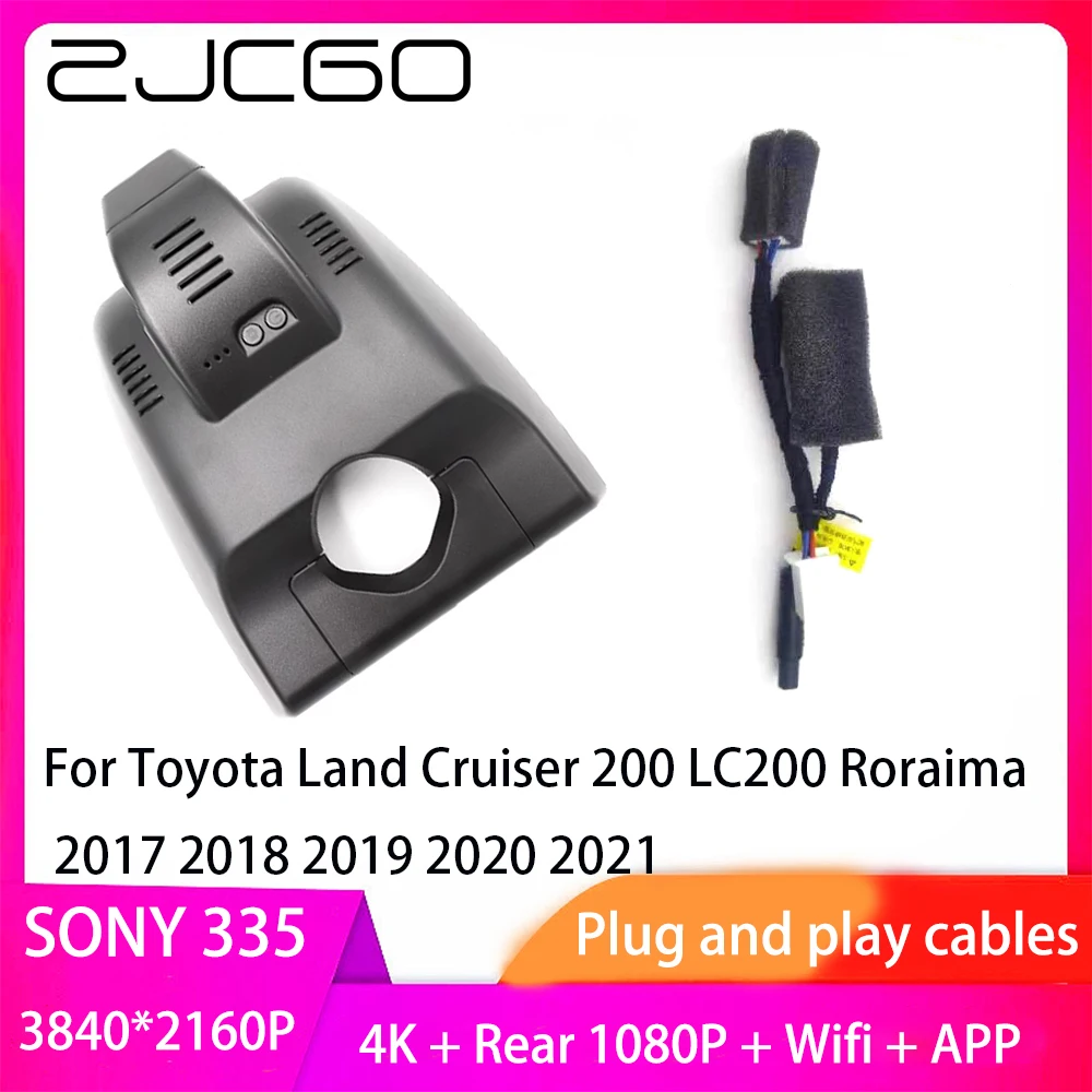ZJCGO Plug and Play DVR Dash Cam UHD 4K 2160P Video Recorder for Toyota Land Cruiser 200 LC200 Roraima 2017 2018 2019 2020 2021
ZJCGO Plug and Play DVR Dash Cam UHD 4K 2160P Video Recorder for Toyota Land Cruiser 200 LC200 Roraima 2017 2018 2019 2020 2021