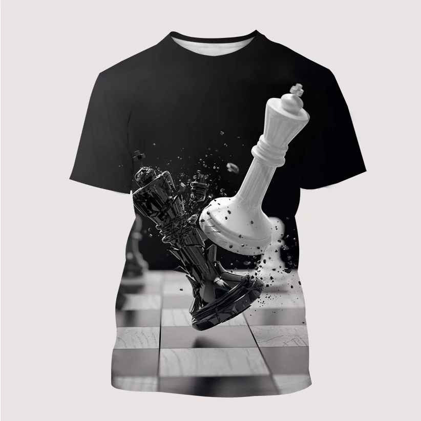 T-shirts Chess played on a loop 3D Print Men Women Round Neck T-shirt Casual Summers Oversized Tees Tops kids Tshirt Clothing
T-shirts Chess played on a loop 3D Print Men Women Round Neck T-shirt Casual Summers Oversized Tees Tops kids Tshirt Clothing