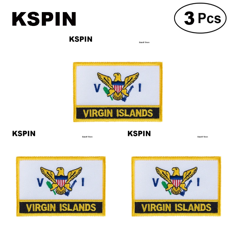 US. Virgin Islands Rectangular Shape Flag patches embroidered flag patches national flag patches for clothing DIY Decoration
US. Virgin Islands Rectangular Shape Flag patches embroidered flag patches national flag patches for clothing DIY Decoration