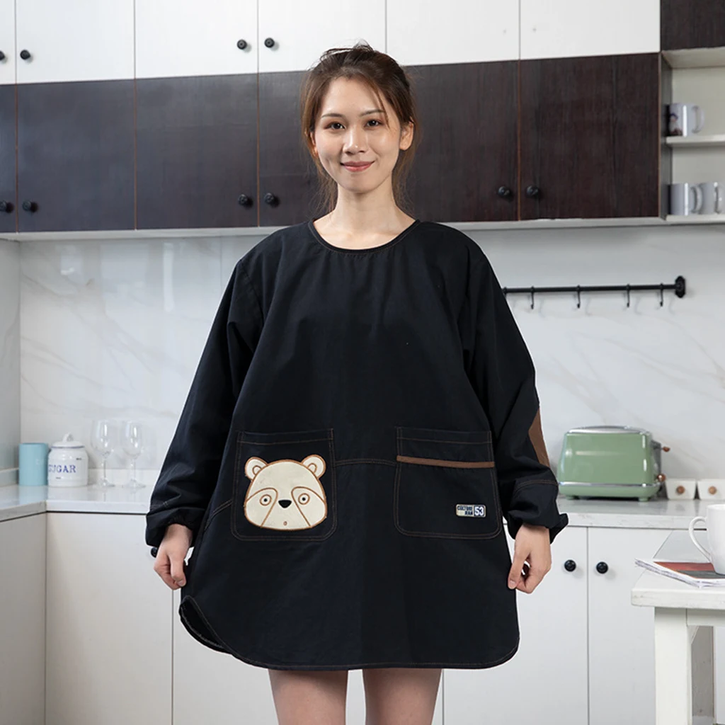 Cartoon Bear Kitchen Apron Long Sleeve Apron Japanese Home Cleaning Tools Apron Overwear Thicken Anti oil Pocket Bibs Protective
Cartoon Bear Kitchen Apron Long Sleeve Apron Japanese Home Cleaning Tools Apron Overwear Thicken Anti oil Pocket Bibs Protective