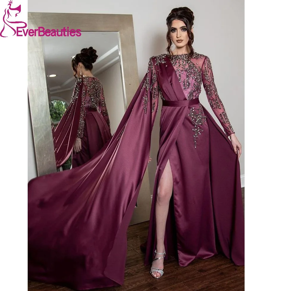 Long Sleeves Evening Dress for Women Dubai Vestidos De Fiesta Elegantes Para Mujer Saudi Arabia Mermaid Prom Gowns with Cape
Long Sleeves Evening Dress for Women Dubai Vestidos De Fiesta Elegantes Para Mujer Saudi Arabia Mermaid Prom Gowns with Cape