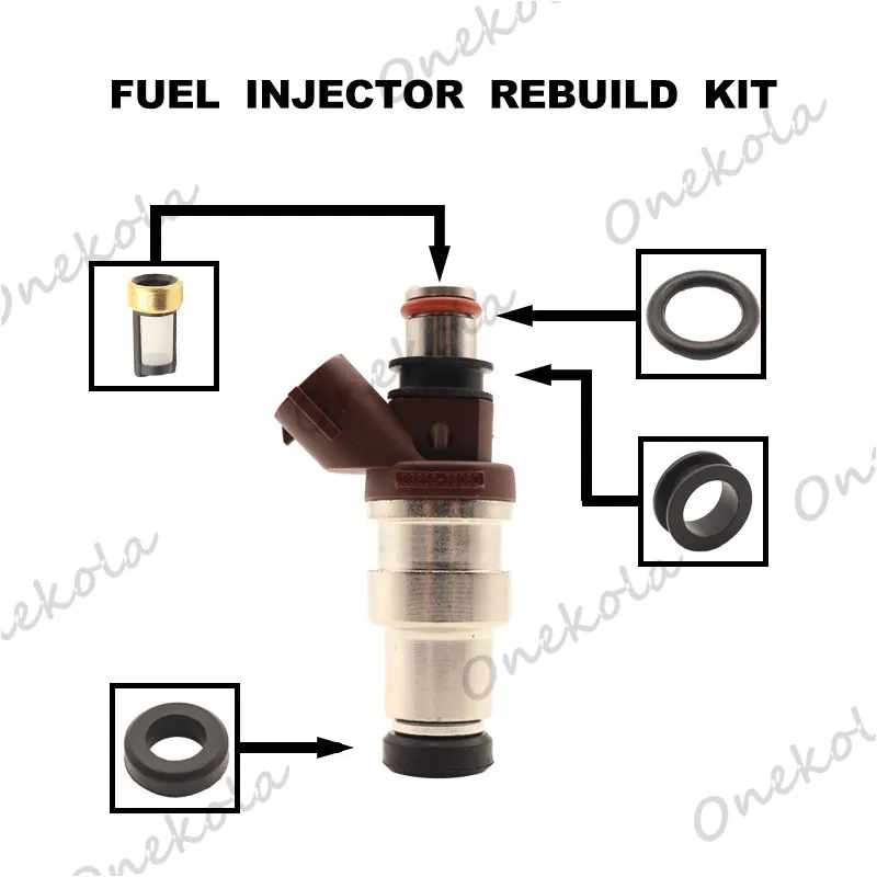 Fuel Injector repair kit Orings Filters for Toyota Tacoma 1995-2000 T100 1996-1998 2.7L 23250-75050 23209-75050
Fuel Injector repair kit Orings Filters for Toyota Tacoma 1995-2000 T100 1996-1998 2.7L 23250-75050 23209-75050