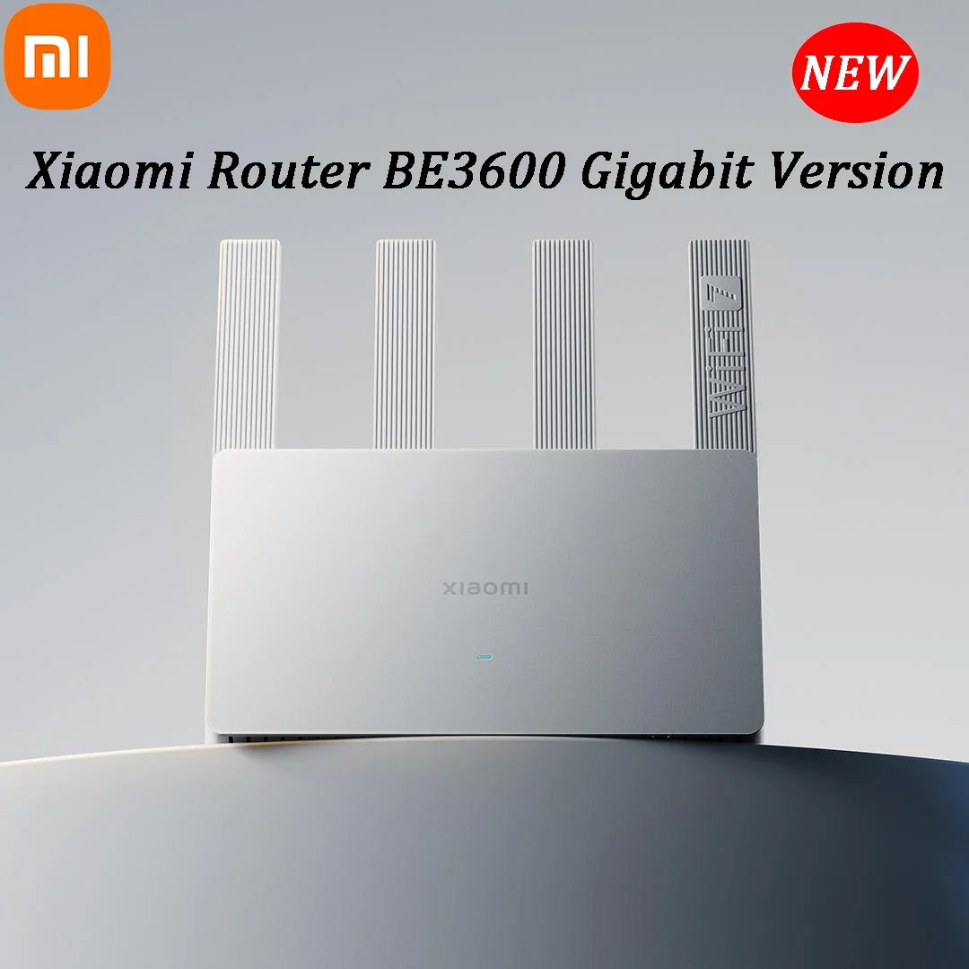 

Xiaomi BE3600 Gigabit Version Router WiFi 7 Mesh MLO Dual-Band End Ethernet Port Repeater VPN Networking Gaming Acceleration