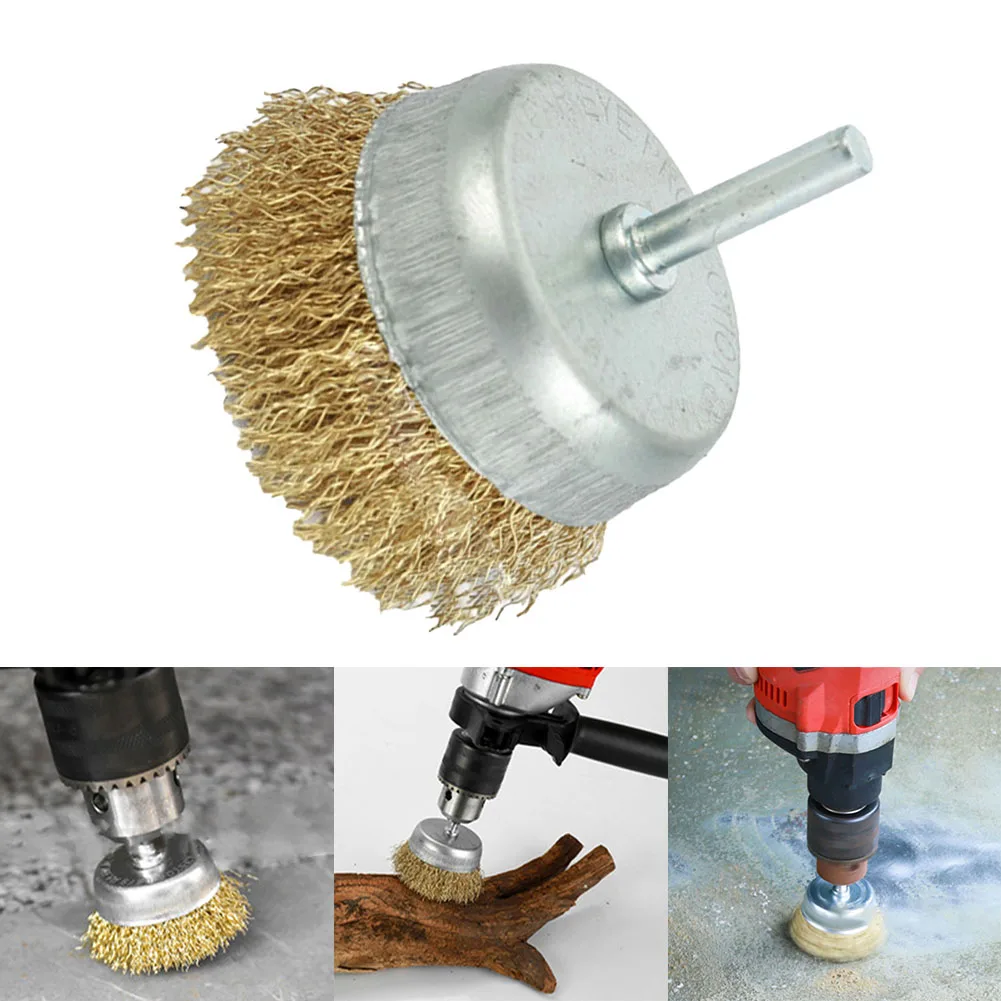 Professional Stainless Steel Wire Wheel Brush for Grinder Rotary Tool 6mm Shank Copper Plating Rust and Paint Removal
Professional Stainless Steel Wire Wheel Brush for Grinder Rotary Tool 6mm Shank Copper Plating Rust and Paint Removal