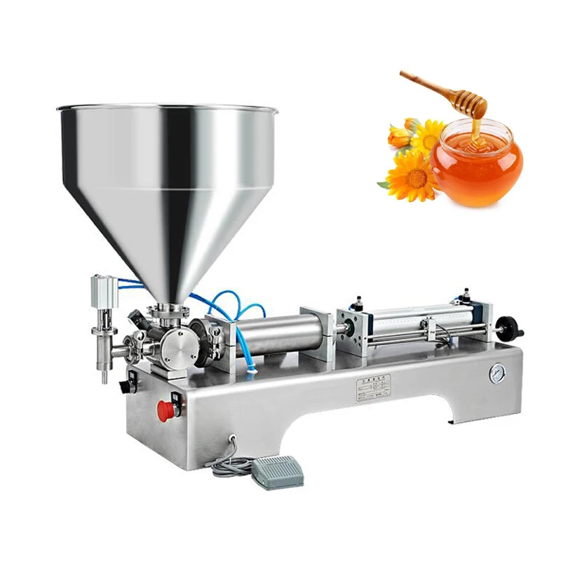 Cream Shampoo Paste Filling Machine Stainless Steel Semi Automatic Horizontal Pneumatic Liquid Filling Machine 
Cream Shampoo Paste Filling Machine Stainless Steel Semi Automatic Horizontal Pneumatic Liquid Filling Machine