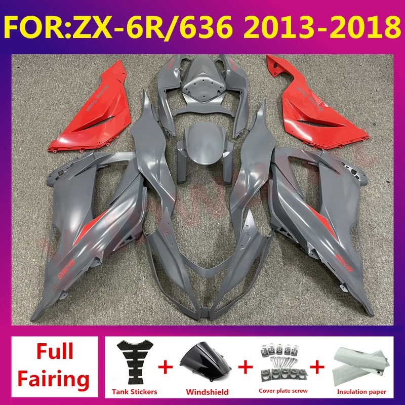 New ABS Motorcycle Fairing kit Fit For kawasaki ZX6R 636 ZX-6R 2013 2014 2015 2016 2017 2018 full fairings bodywork set grey red
New ABS Motorcycle Fairing kit Fit For kawasaki ZX6R 636 ZX-6R 2013 2014 2015 2016 2017 2018 full fairings bodywork set grey red