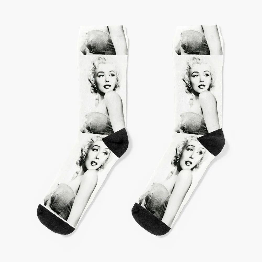 

Sultry and Iconic Marilyn Monroe Socks gym socks Compression stockings
