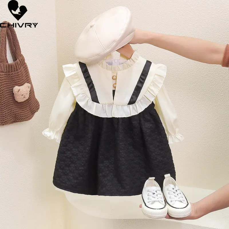 Girls Party Dress New 2023 Spring Summer Baby Girl Sweet Ruffles Long Sleeve Patchwork Princess Dresses Kids Fashion Clothes
Girls Party Dress New 2023 Spring Summer Baby Girl Sweet Ruffles Long Sleeve Patchwork Princess Dresses Kids Fashion Clothes