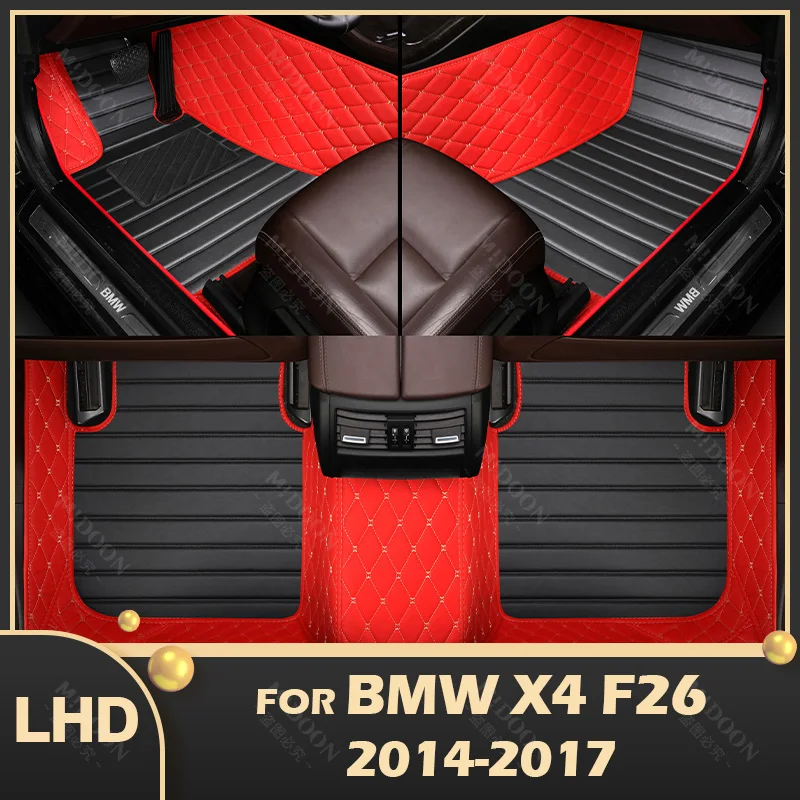Car floor mats for BMW X4 F26 2014 2015 2016 2017 Custom auto foot Pads automobile carpet cover interior accessories
Car floor mats for BMW X4 F26 2014 2015 2016 2017 Custom auto foot Pads automobile carpet cover interior accessories