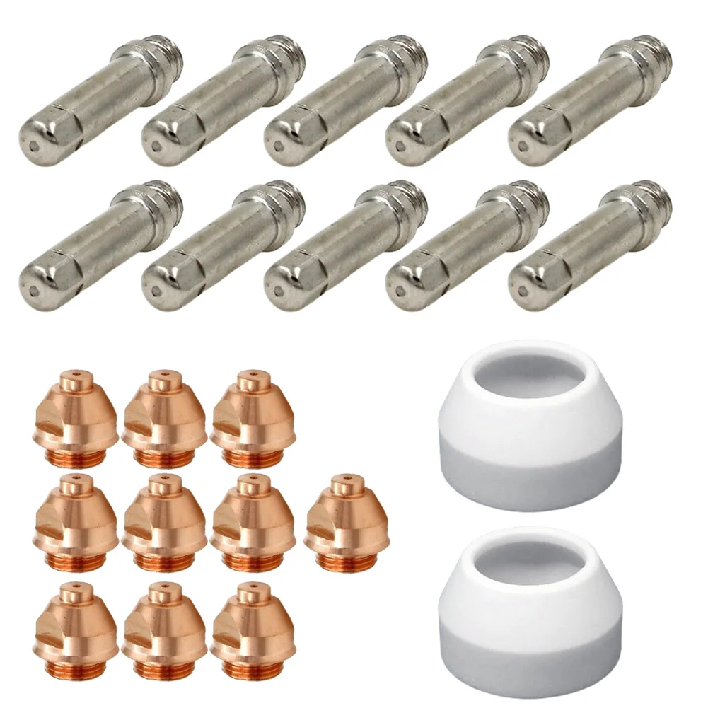 22Pcs Plasma Torch 9-5633 WSP-10041 Electrode 8-3321 WSP-10077 Nozzle 1.3mm Tip 9-5630 WSP-10052 Shield For PCH-51 3XR 4XI 5XR
22Pcs Plasma Torch 9-5633 WSP-10041 Electrode 8-3321 WSP-10077 Nozzle 1.3mm Tip 9-5630 WSP-10052 Shield For PCH-51 3XR 4XI 5XR