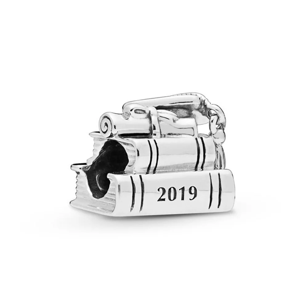 Authentic 925 Sterling Silver Bead 2019 Cap, Book & Scroll Graduation Charm Fit Pandora Women Bracelet Bangle Gift DIY Jewelry
Authentic 925 Sterling Silver Bead 2019 Cap, Book & Scroll Graduation Charm Fit Pandora Women Bracelet Bangle Gift DIY Jewelry