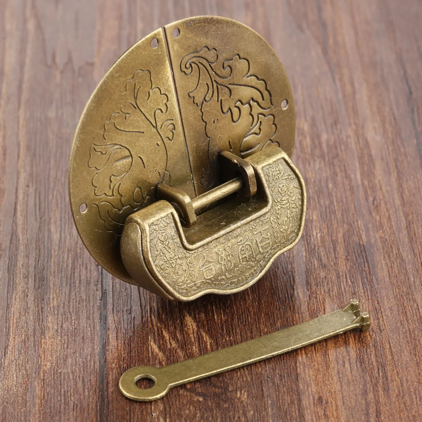 2pcs/set Decorative Chinese Old Padlock Lock with Jewelry Wooden Box Toggle Latch Hasp Buckle Clasp Furniture Hardware Set
2pcs/set Decorative Chinese Old Padlock Lock with Jewelry Wooden Box Toggle Latch Hasp Buckle Clasp Furniture Hardware Set