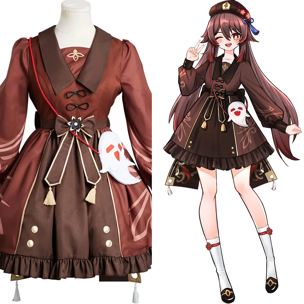 Genshin Impact Hutao Cosplay Costume Lolita Dress Outfits Halloween Carnival Suit
Genshin Impact Hutao Cosplay Costume Lolita Dress Outfits Halloween Carnival Suit
