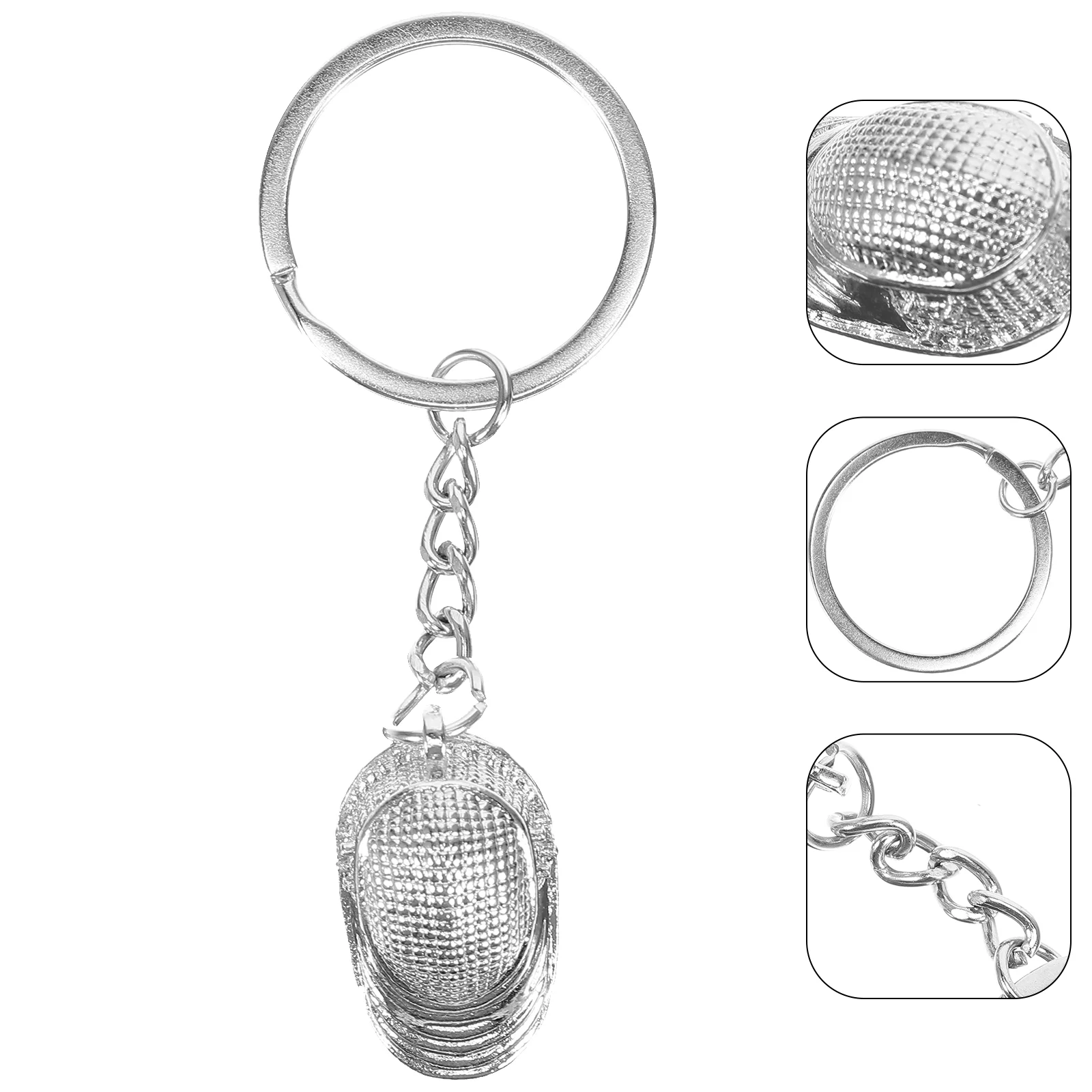 

Fencing Keychain Couple Gift Sports Fans Equipment Souvenir Metal Lovers Creative