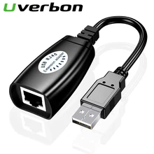 USB Extension Extender Adapter male & Female Up To 150ft Using CAT5/CAT5E/6 RJ45 Lan Network Ethernet Repeater Cable
USB Extension Extender Adapter male & Female Up To 150ft Using CAT5/CAT5E/6 RJ45 Lan Network Ethernet Repeater Cable