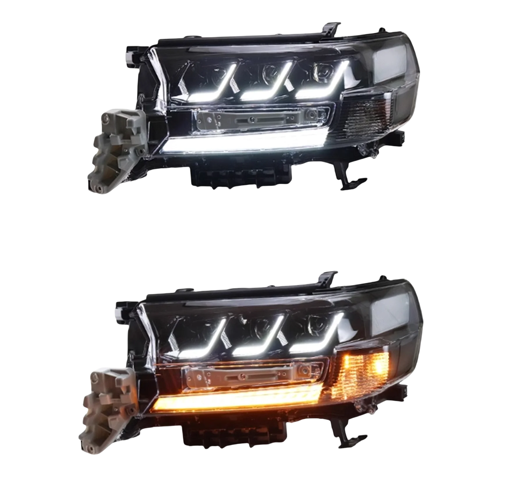 Светодиодная фара для Toyota Land Cruiser 16-20, дневные ходовые огни DRL, фара ближнего и дальнего света, сигнал поворота
Светодиодная фара для Toyota Land Cruiser 16-20, дневные ходовые огни DRL, фара ближнего и дальнего света, сигнал поворота