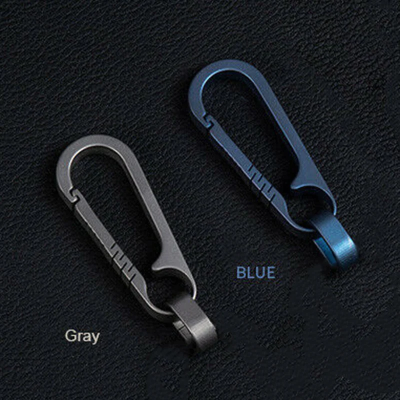 Titanium TC4 Keychain Backpack Buckle Grey/blue High Strength 55LB Suitable For Camping Climbing Parts Accessories
Titanium TC4 Keychain Backpack Buckle Grey/blue High Strength 55LB Suitable For Camping Climbing Parts Accessories