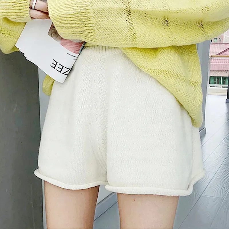 White Casual Solid Color Elastic Waist Wide Leg Shorts New Women Summer Blue Grey Chic Loose High Waist Knitted Shorts Cute Wear
White Casual Solid Color Elastic Waist Wide Leg Shorts New Women Summer Blue Grey Chic Loose High Waist Knitted Shorts Cute Wear