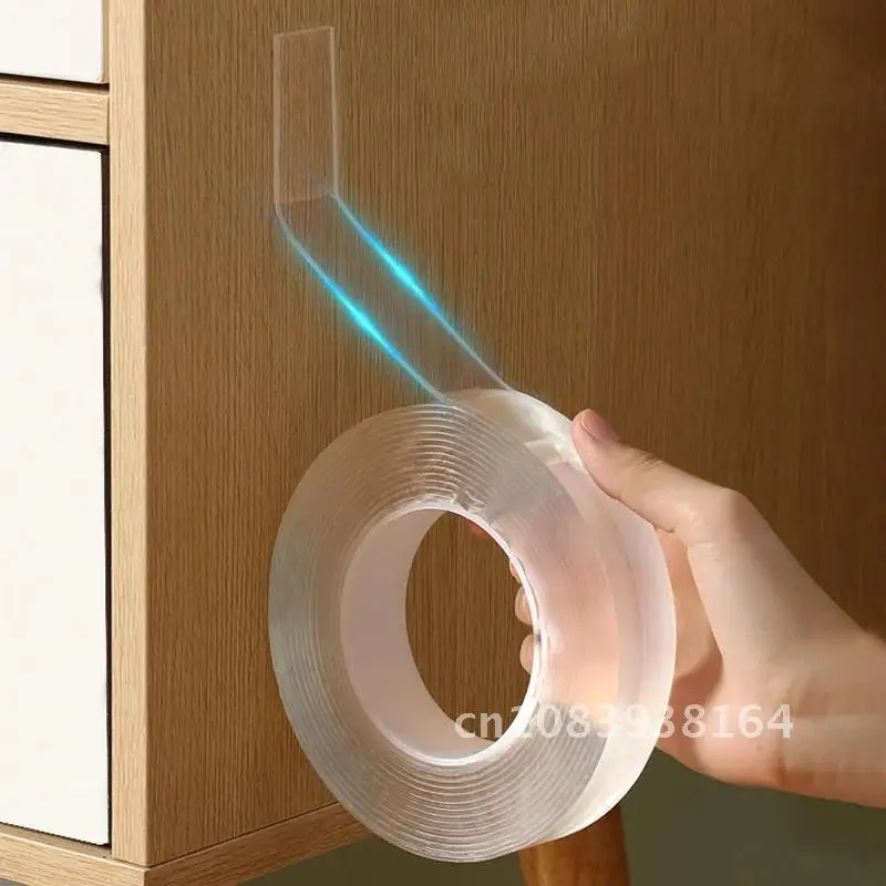 Waterproof Monster Tape Reusable Transparent Double Sided Nano Tape Heat Resistant Wall Stickers Bathroom Home Decoration Tapes 
Waterproof Monster Tape Reusable Transparent Double Sided Nano Tape Heat Resistant Wall Stickers Bathroom Home Decoration Tapes