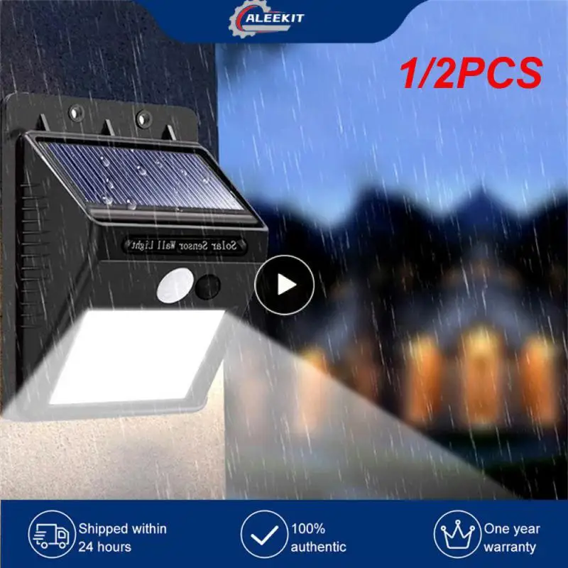 

1/2PCS 144 LED Solar Light Outdoor Solar Lamp with Motion Sensor Solar Lights Waterproof Sunlight Solar Power for Garden