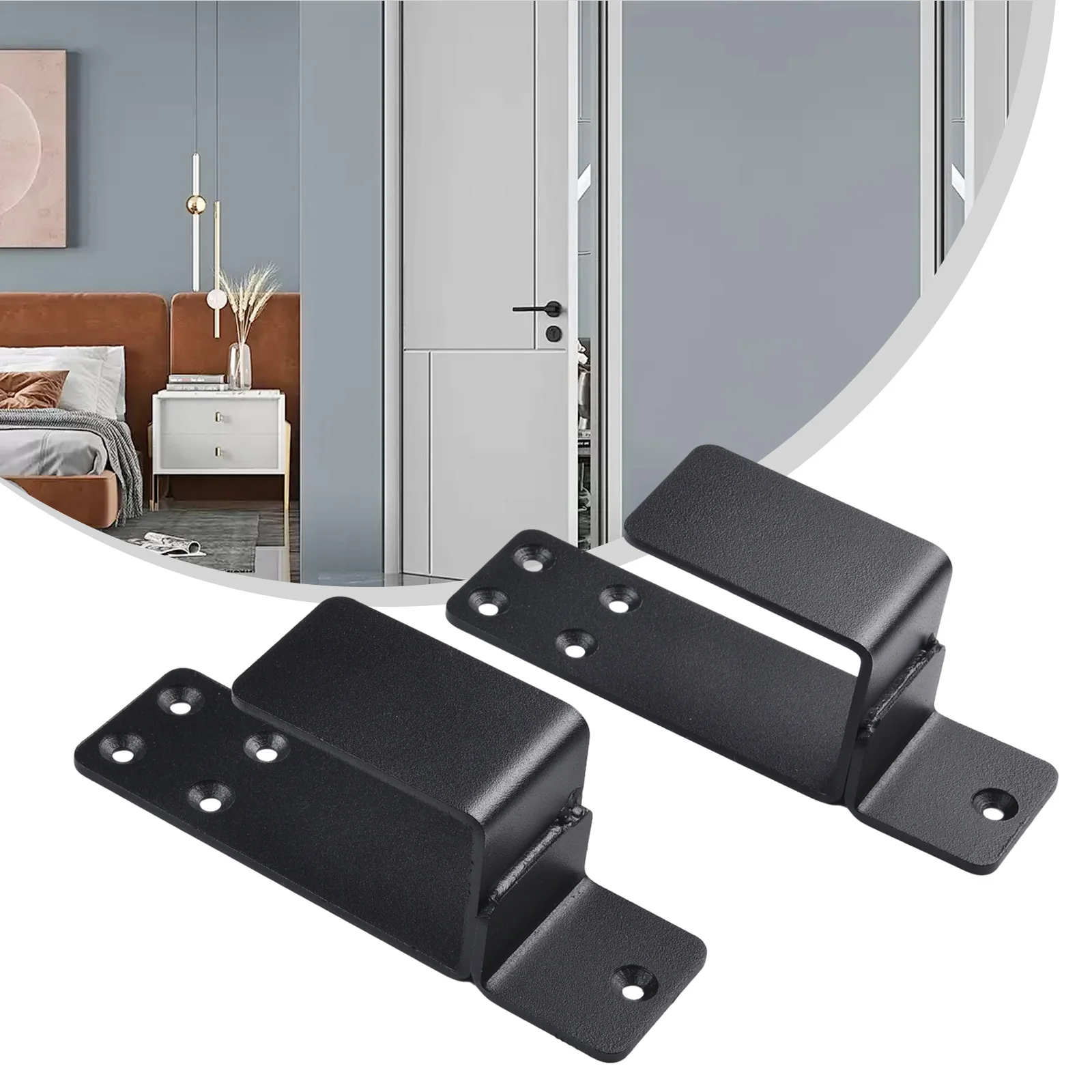 2 Pack Door Barricade Brackets Drop Open Bar Holder U-shaped Design With A Rugged Base For Home Security Door Hardware
2 Pack Door Barricade Brackets Drop Open Bar Holder U-shaped Design With A Rugged Base For Home Security Door Hardware